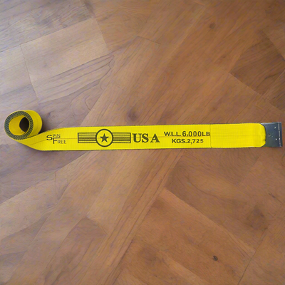 4" Winch Strap w/ Flat Hook