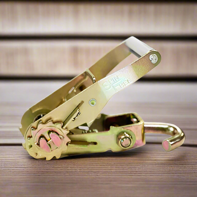 2" Short & Wide Handle Ratchet with Swivel J-Hook
