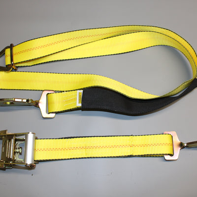 2" x 8' Auto Transit Combination Rachet Strap Assembly w/ Built in Axle Strap