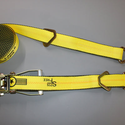 2" x 27' Wire Hook w/ D-Rings Long & Wide Handle Rachet Strap Assembly