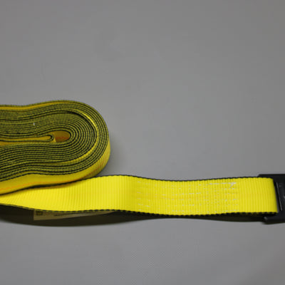 2" x 27" Flat Hook Strap Yellow