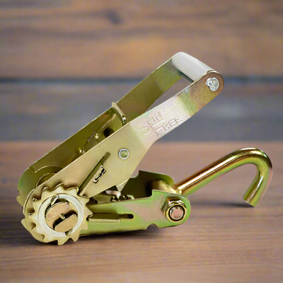 2" Short Wide Handle Ratchet with Tube Hook